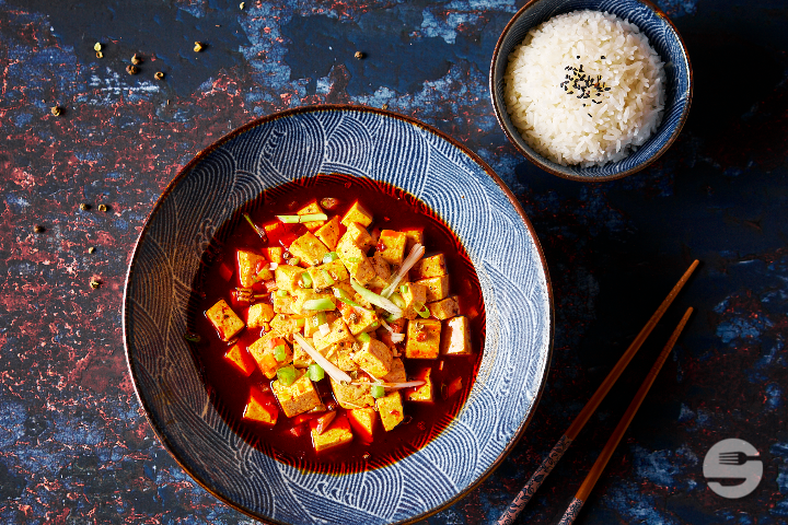 103. Tofu in a hot and sour sauce Cambodian style - Lemon Grass