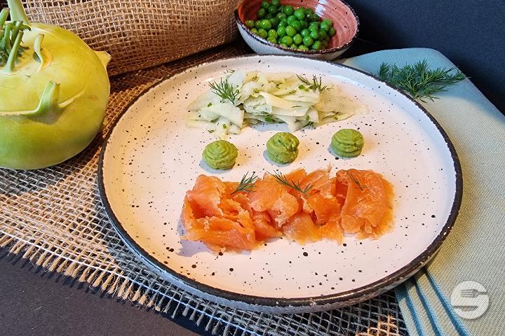 LACHSFORELLE & KOHLRABI - Völlerei
