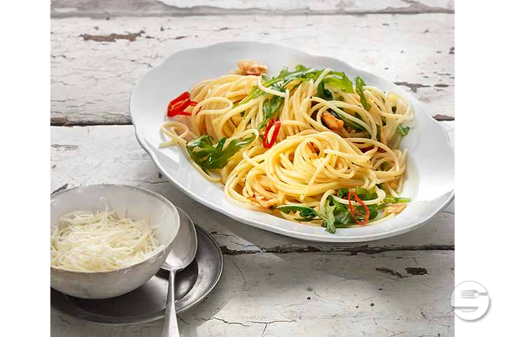 Pâtes Sauce Aglio-Olio - Valentina Restaurant