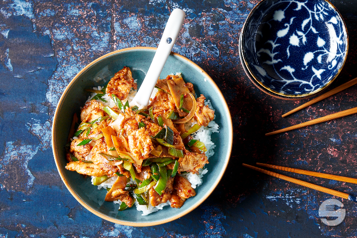 481. Poulet an einer scharfen Sauce nach Art des Hauses - Suan Long Enge