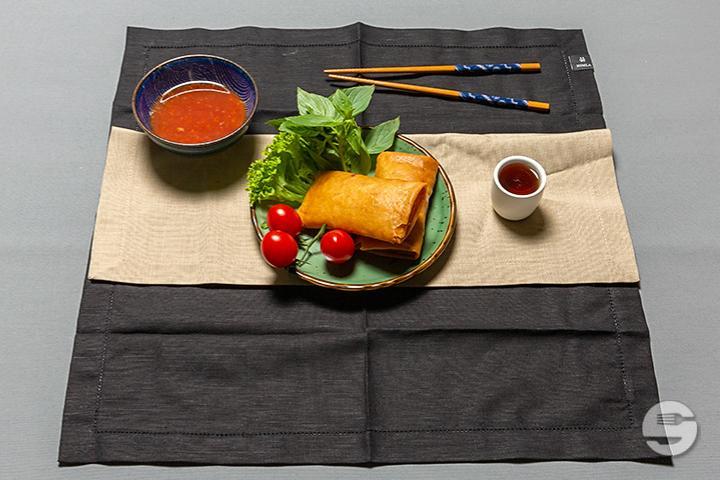 12. Spring roll with vegetables and pork - Suan Long Langstrasse