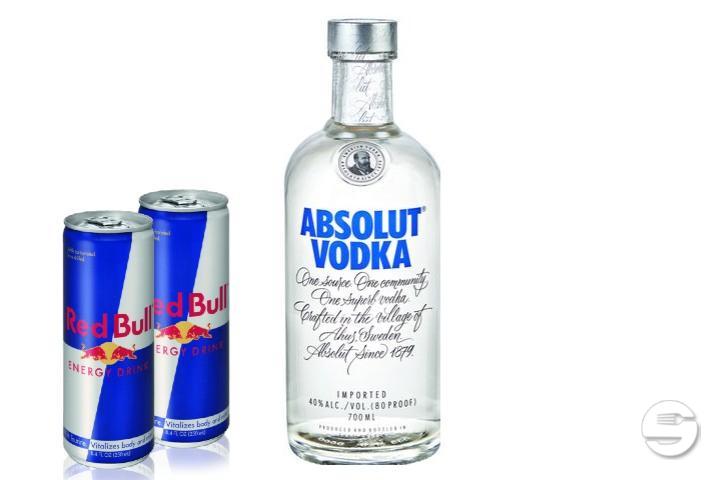Absolut Vodka + Red Bull - Sprit'n'More