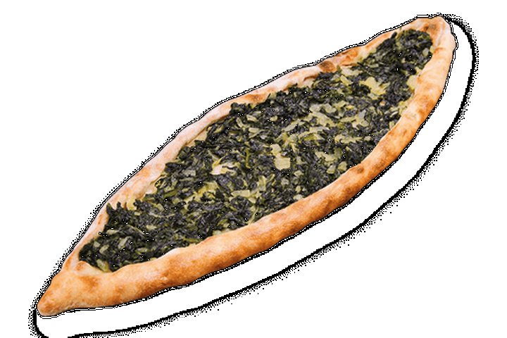 Pide mit Spinat und Käse - Nan Take Away Restaurant