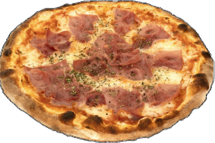 Pizza Prosciutto e funghi - Nan Take Away Restaurant