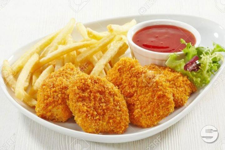 Chicken Nuggets with Potatoes - Royal Asia Spice