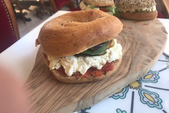 Creamy Summer Truffle Bagel - Montfalcon