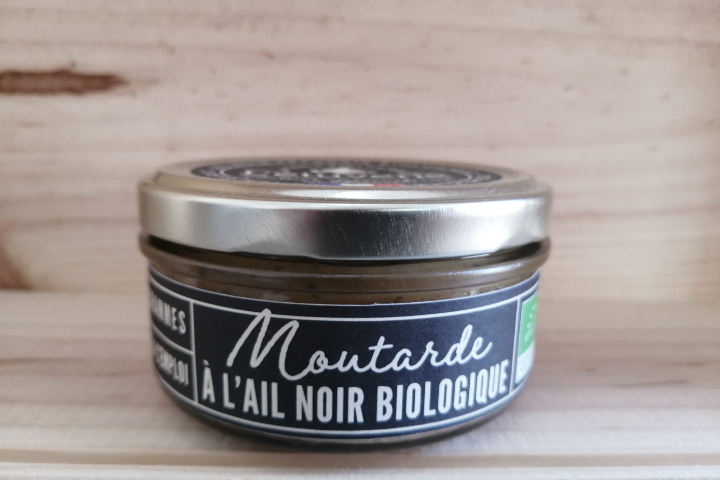 Moutarde à l'ail noir bio - Montfalcon