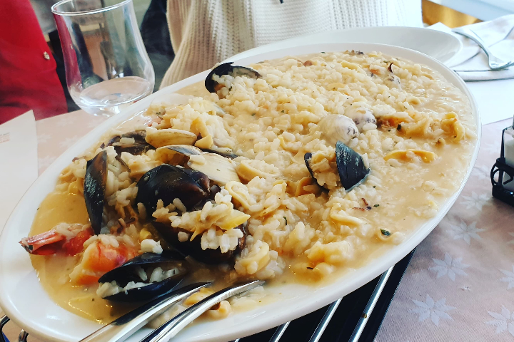 Risotto Frutti di mare - Ristorante Pizzeria del Ponte