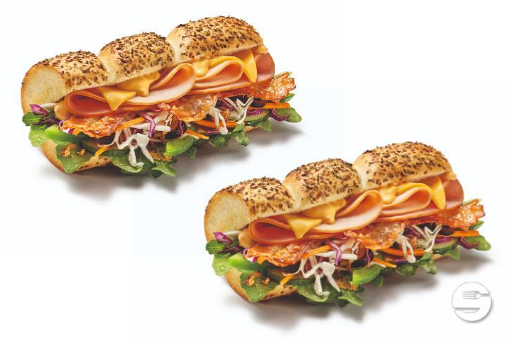 Sandwich Turkey, Ham, Bacon, Cheese 30 cm - Subway®
