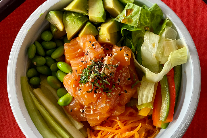 Poke Bowl Saumon Marinade Chef - Kiku Sushi