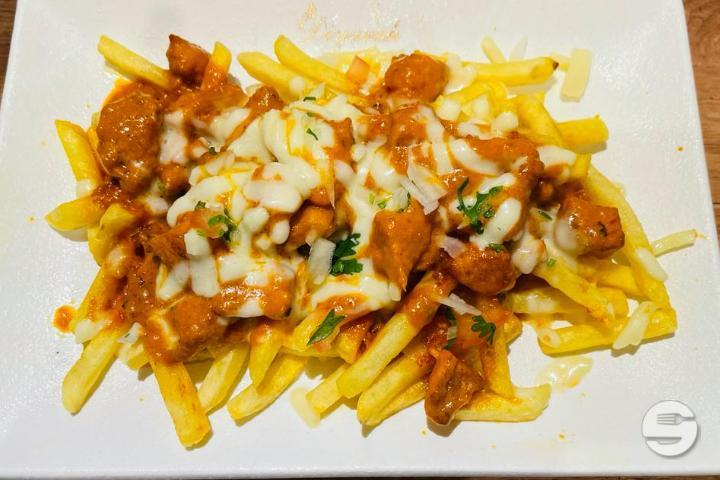 Chicken Tikka Masala Poutin - Indian Street Food