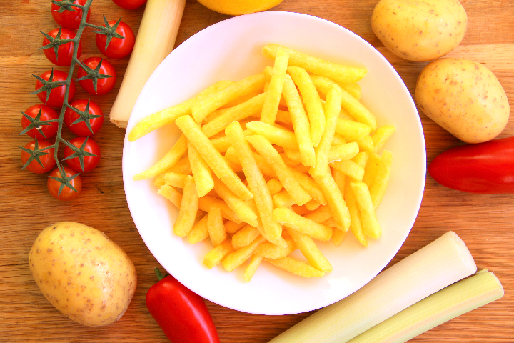 FRENCH FRIES - JUICY BEEF BURGER