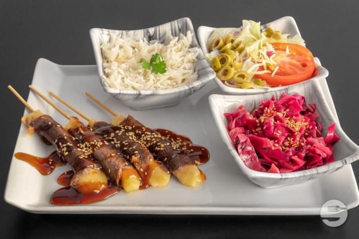 4 Gouda Beef Skewers - DZ Burger
