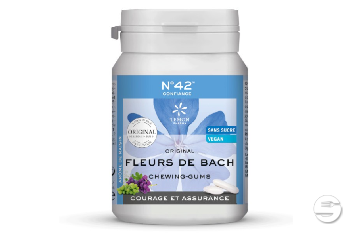 Fleurs du Dr. Bach Chewing gum Confiance en soi - Pharmacie Pharmanature