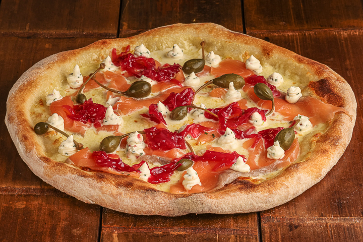 Pizza Saumon - Blaqk Pizza