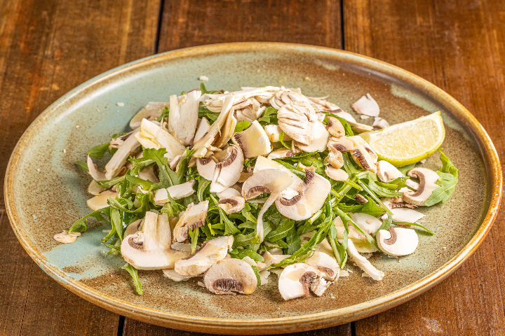 Salade du Roquette & Champignons -VEGAN - Blaqk Pizza
