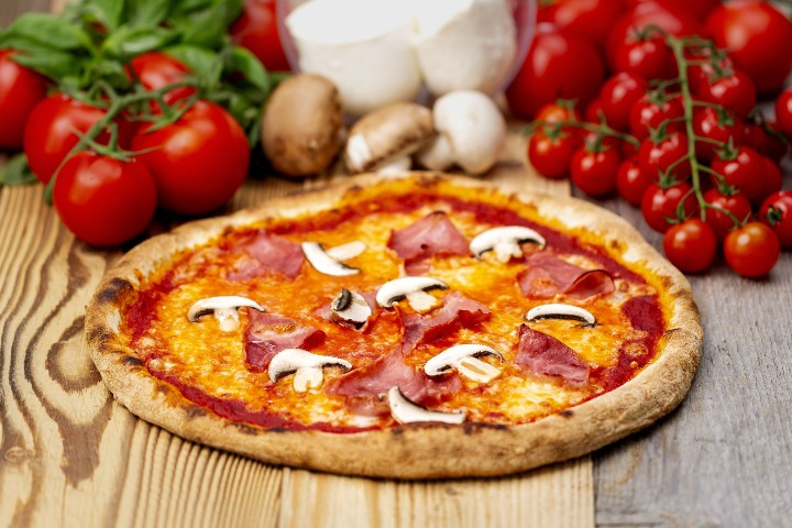 Pizza Prosciutto e Funghi Family - Pizzaporté