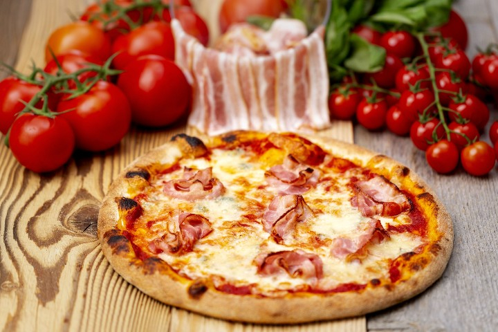 Pizza Pancetta e Gorgonzola Family - Pizzaporté