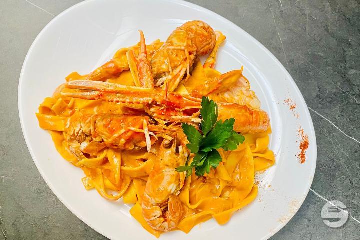 Pappardelle with Langoustines - Pasta d'Oro