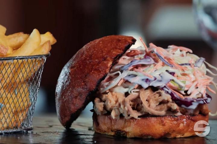 Pulled Pork Burger - Woodland Village