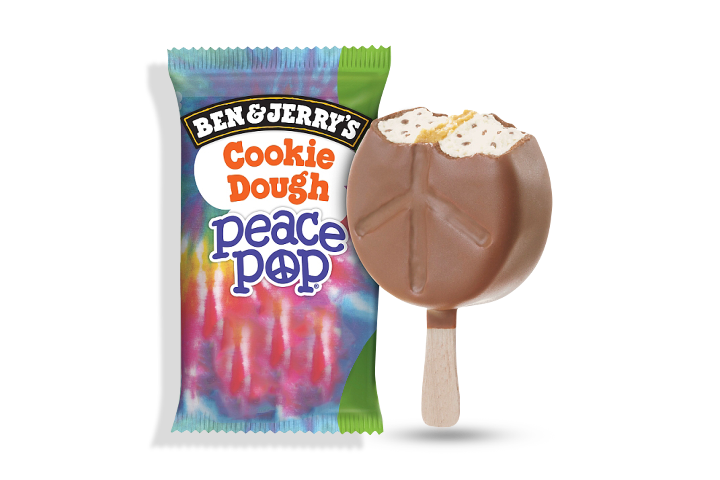 Ben & Jerry's Cookie Dough Peace Pop - Midnight Delivery Olten