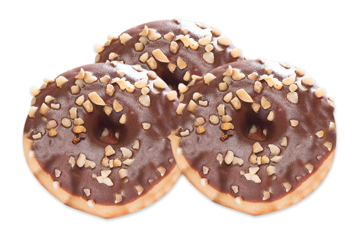 Mini Nut Nougat Donut - Midnight Delivery Olten