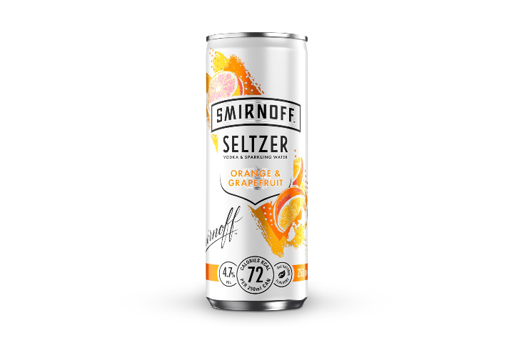 Smirnoff Seltzer Orange & Grapefruit - Midnight Delivery Olten
