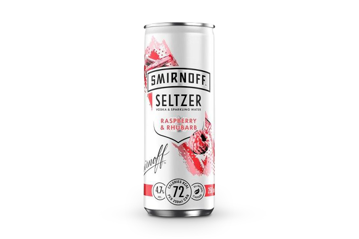 Smirnoff Seltzer Raspberry & Rhubarb - Midnight Delivery Olten