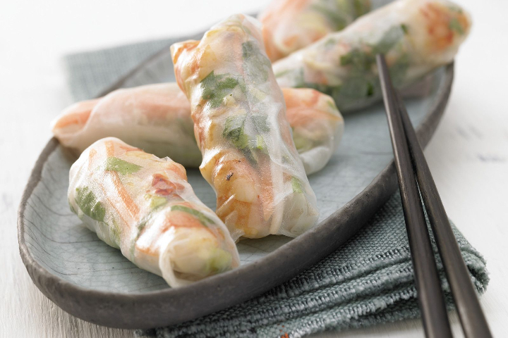 Vietnamesische Sommerrollen (Crevetten) - Green Chilli