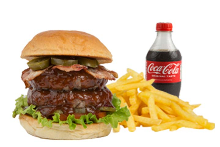 DOUBLE Incredible BBQ Burger menu - Buns & Sons Co.