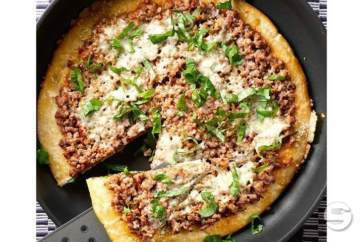 Pizza minced meat - Tribschen Kebab & Pizzahaus