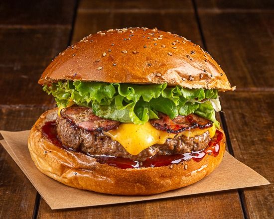 SMOKEY BIG CHEESE AND BACON - Holy Cow! Gourmet Burger Co.