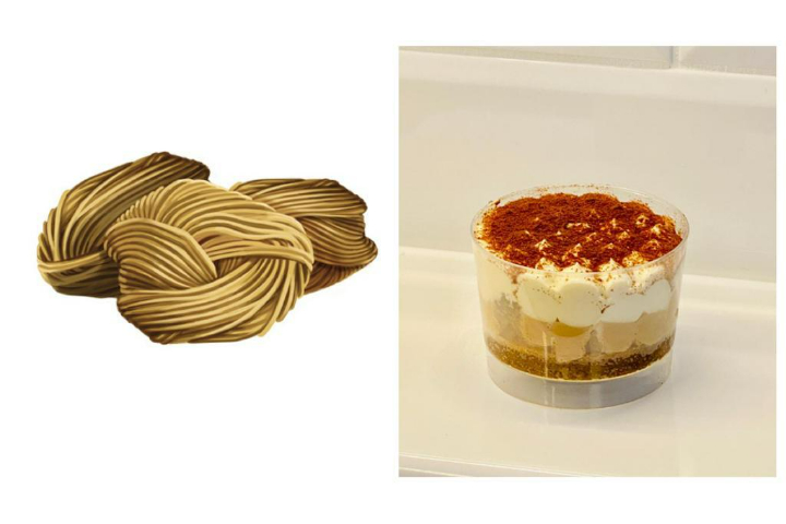 Spaghetti chitarra & Tiramisu - Myo Gusto & Myo Bubble Tea