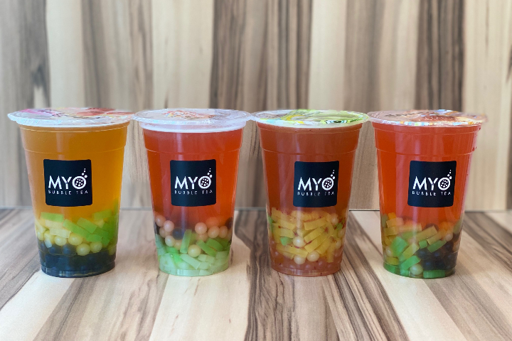 Offre Quatuor Crée Ton Myo Bubble Tea 500ml - Myo Gusto & Myo Bubble Tea