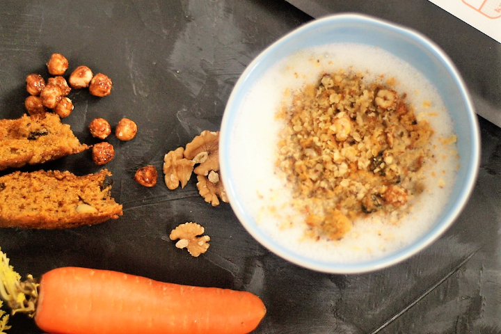 Emma´s Müesli Carrot Cake and Caramelized Hazelnuts - Emma's Müesli & Cakes Basel