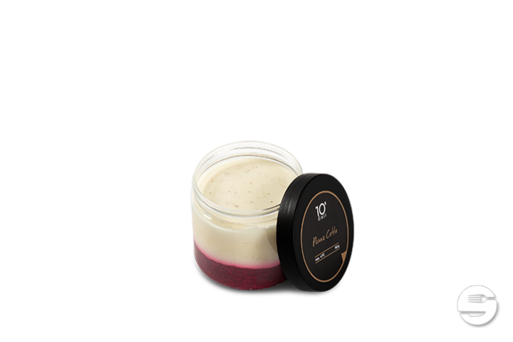 Panna Cotta with Raspberry - Dieci
