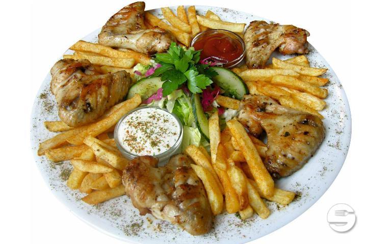 Chicken Wings Plate - Palma Food Luzern