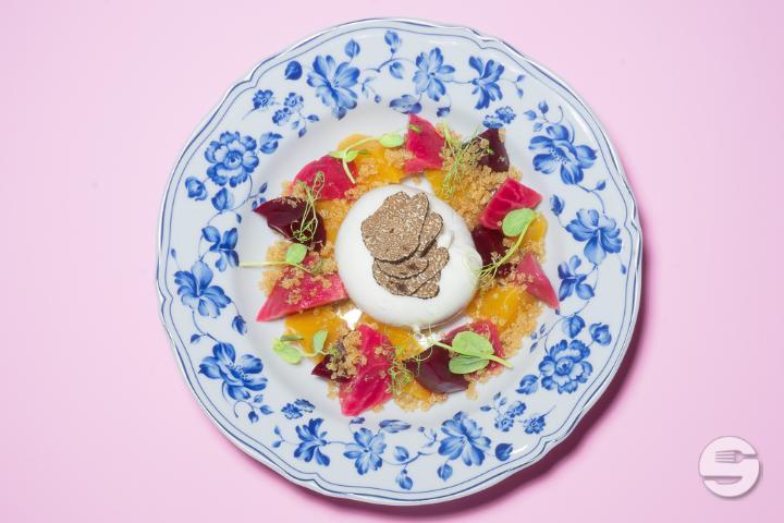 Truffle Stuffed Burrata - Samigo Amusement