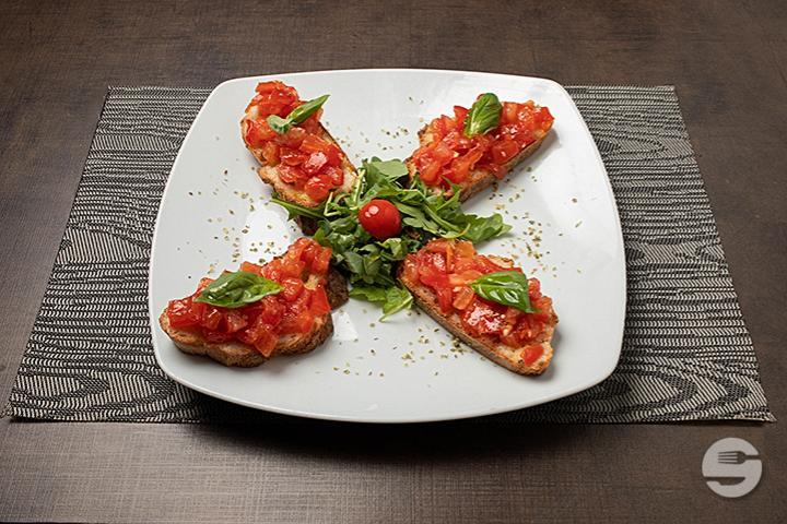 Bruschetta Tomate et Basilic - Pizzeria San Marco