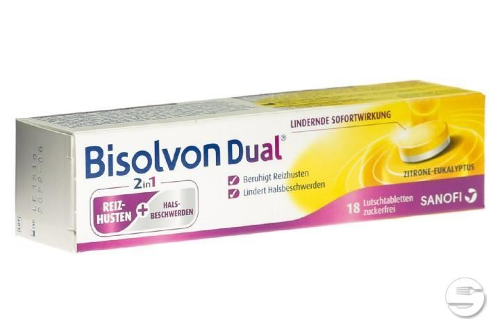 BISOLVON DUAL 2 in 1 Lutschtabletten 18 Stk - Apotheke TopPharm Europaallee