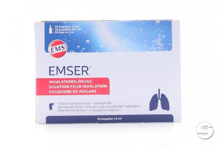 EMSER Inhalationslösung 20 Amp 5 ml - Apotheke TopPharm Europaallee