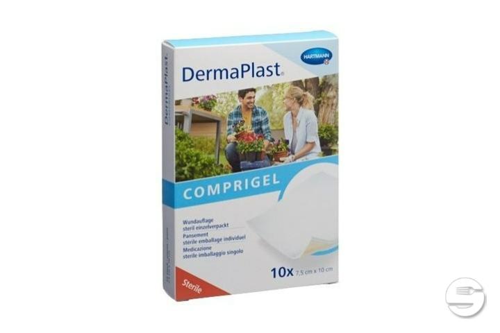 DERMAPLAST Comprigel Wundauf 7.5x10cm steril 10 x - Apotheke TopPharm Europaallee
