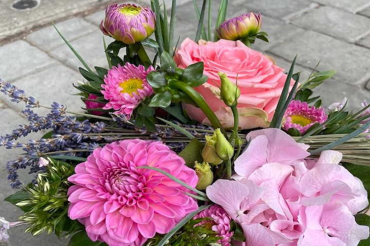 Corbeille avec de la Lavande - Sylna Fleurs