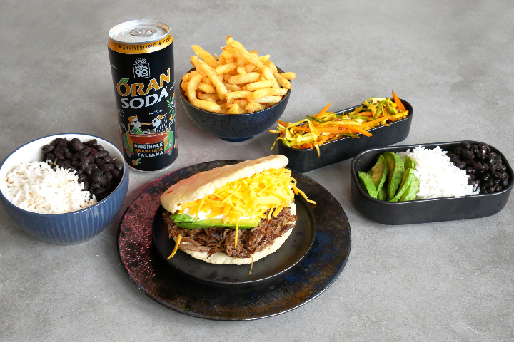 Ô'PMB Avocado Beef with French Fries & Drink - Ô'Spice