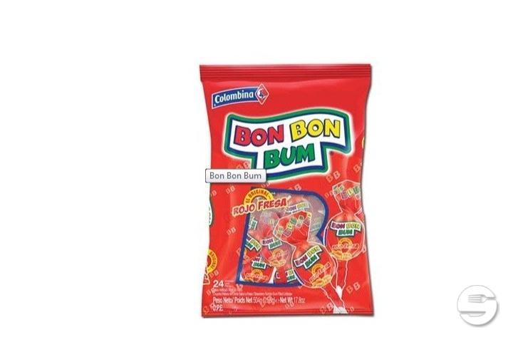 Sucettes Bon Bon Bum Fraise - Latin'Hall Epicerie & Party Shop