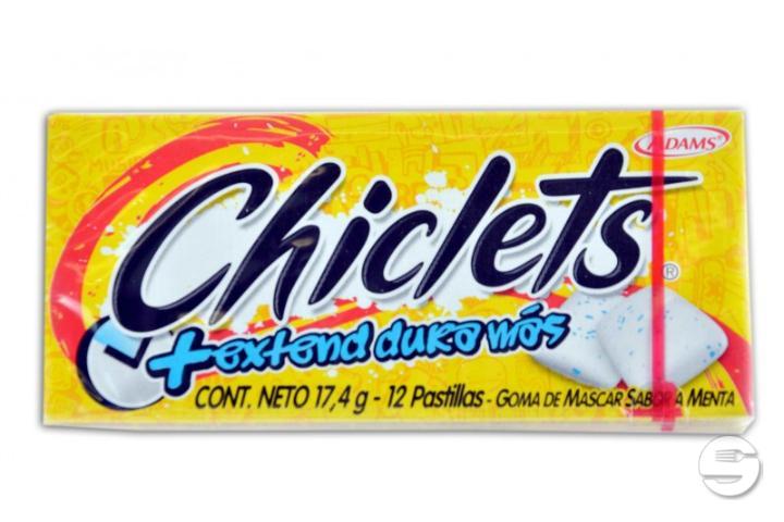 Chiclet's Adams Pastilles de Chewing-Gum - Latin'Hall Epicerie & Party Shop