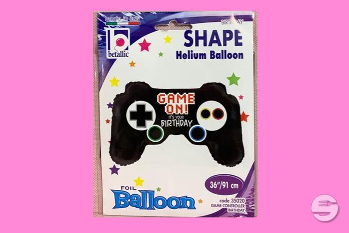Ballon Manette AVEC HELIUM 🎮 - Latin'Hall Epicerie & Party Shop