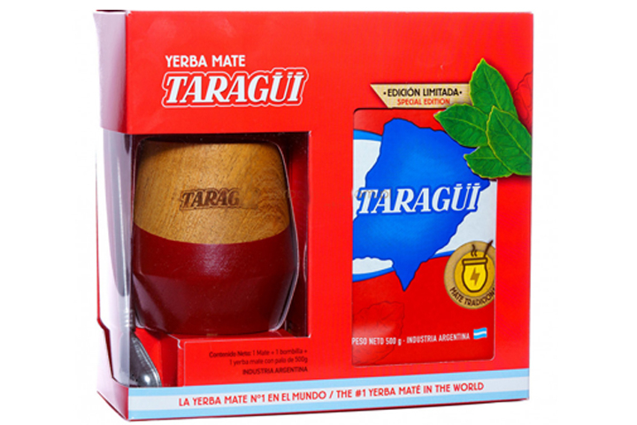 Yerba Mate Taragui edicion especial x500gr + accesorios - Latin'Hall Epicerie & Party Shop