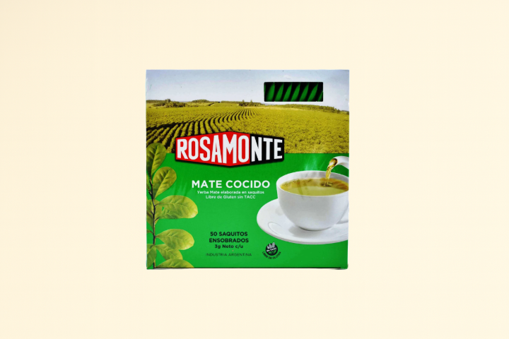  Rosamonte Yerba Mate Tea Bags - 50 pieces