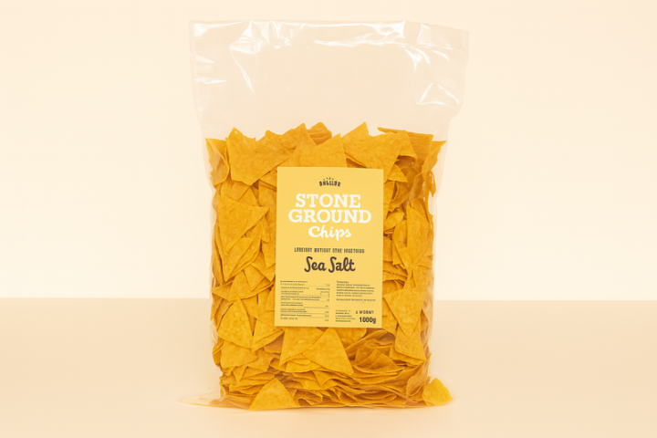 Stone Ground Corn Chips 400g